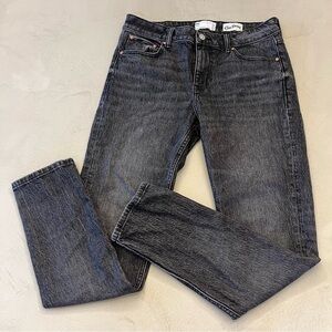 ASOS‎ DESIGN Cone Mill Denim Skinny Jeans in Washed Black, 30x28